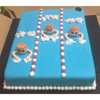 Swimming Pool fondant